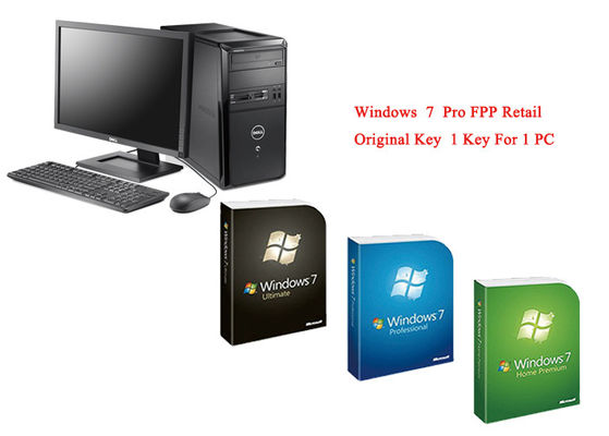 Chiny Microsoft Windows 7 Pro Pack Online Aktywuj Konfigurowalne FQC Oryginalne FPP Retail dostawca